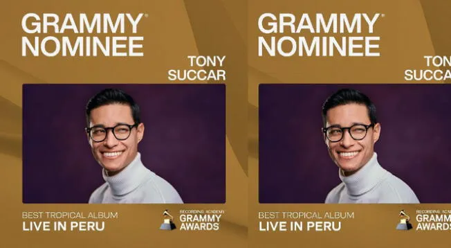 Tony Succar está nominado a Mejor Álbum Latino Tropical en los Grammy 2022