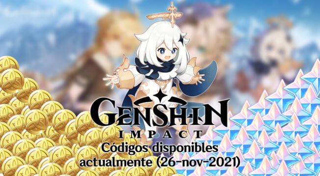 Genshin Impact: códigos vigentes hasta la fecha - 26 noviembre 2021 Genshin Impact: códigos vigentes hasta la fecha - 26 noviembre 2021