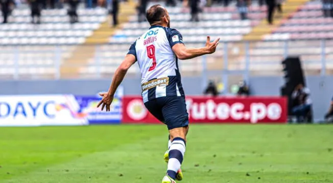 Hernán Barcos registra diez goles en la temporada 2021 de la Liga 1
