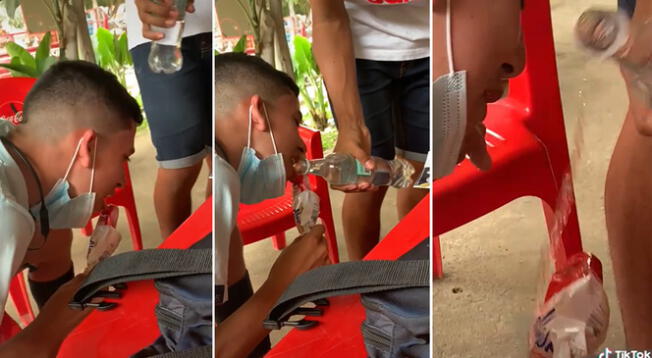 Viral: lengua pasó un bochornoso momento a la hora de comer su helado