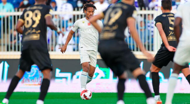 André Carrillo volvió a las canchas con Al Hilal en la Saudi Professional League