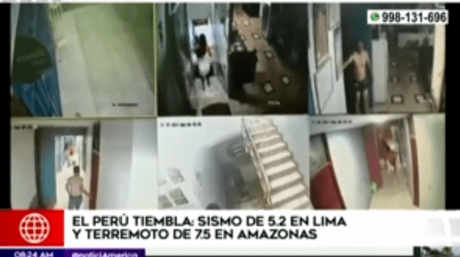 Amazonas: terremoto asustó a parejas.