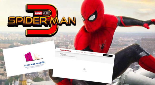 Páginas de cine se caen por la venta de entradas para Spider-Man 3