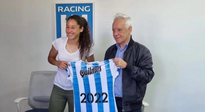 Silvana Alfaro renueva con Racing Club de Avellaneda