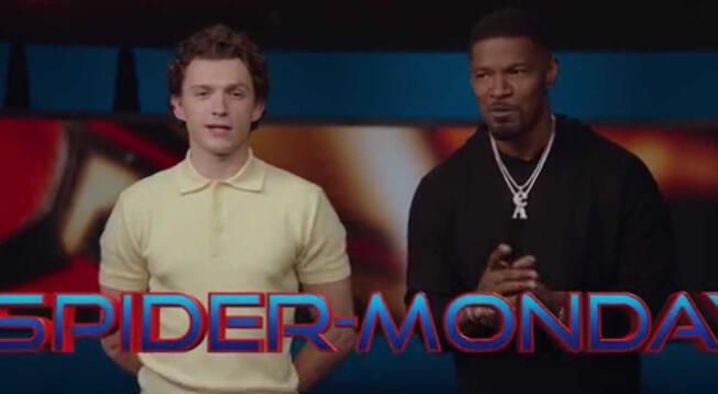 Mira el increíble video de Tom Holland y Jamie Fox invitando a comprar las entradas