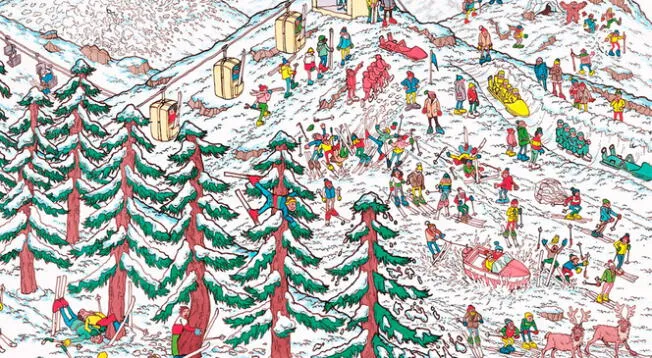 Retos visuales: encuentra en menos de 10 segundos a los amigos Retos visuales: encuentra en menos de 10 segundos a los amigos