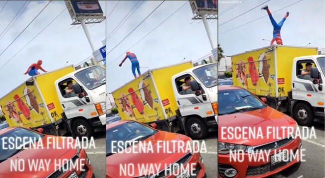 TikTok: 'Spider-Man' realiza acrobacias en camión de helados y se vuelve viral