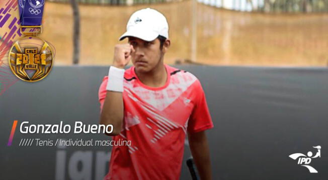 Gonzalo Bueno también ganó la medalla de oro en la categoría duplas masculinas.