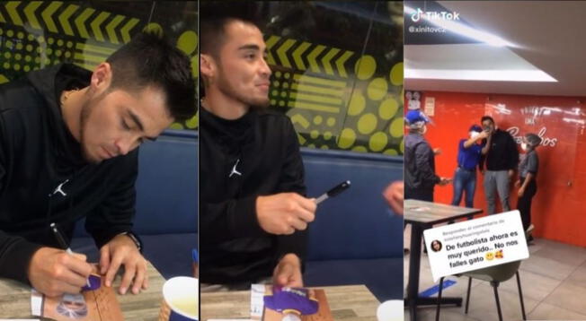 Rodrigo Cuba saluda a sus seguidoras y firma autógrafos en local de comida rápida