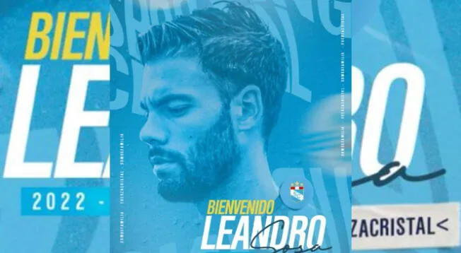 Leandro Sosa firmó por Cristal por dos temporadas