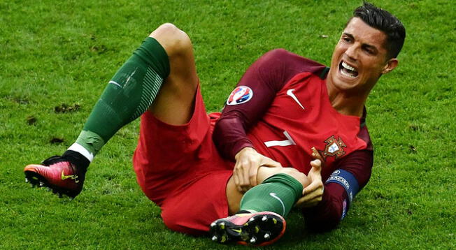 Cristiano Ronaldo lesionado de tendinitis