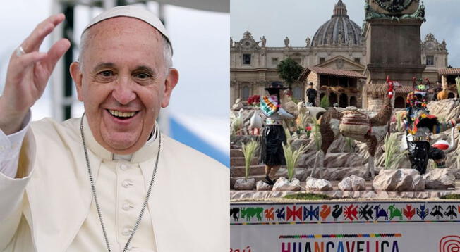 Papa Francisco habló sobre el pesebre peruano en el Vaticano.