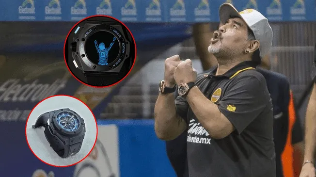 Recuperan reloj de Diego Armando Maradona.