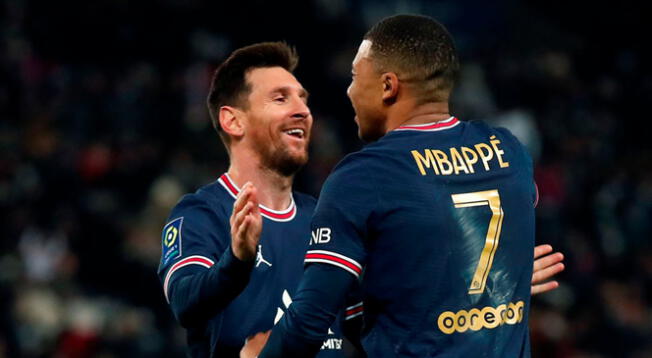 Lionel Messi y Mbappé celebran triunfo de PSG