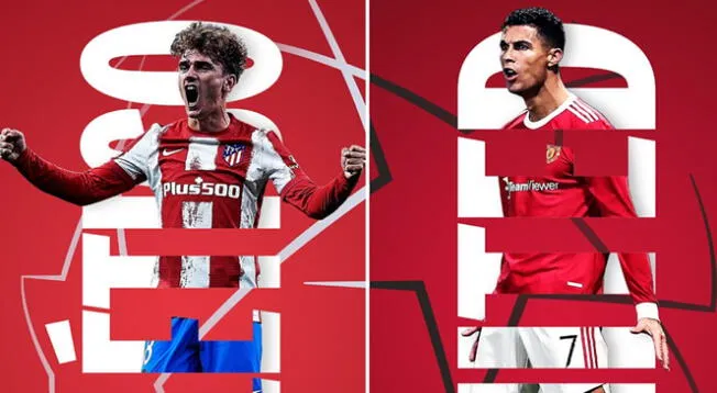 Atlético de Madrid de Griezmann se medirá ante Manchester United de CR7.