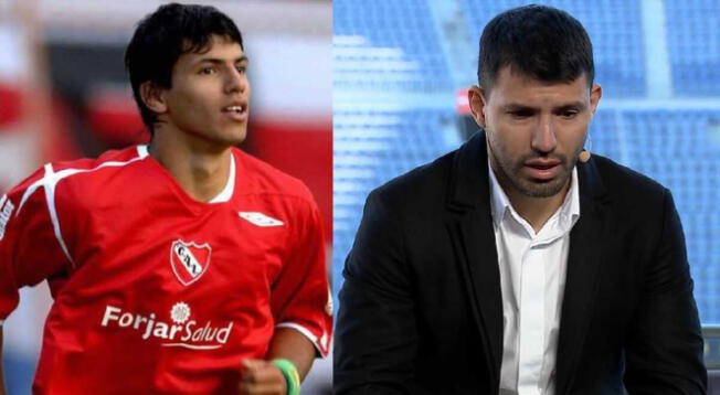 Sergio Agüero debutó como profesional con camiseta de Independiente de Avellaneda.