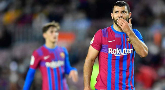 Sergio 'El Kun' Agüero fichó por el FC Barcelona en junio del 2021.