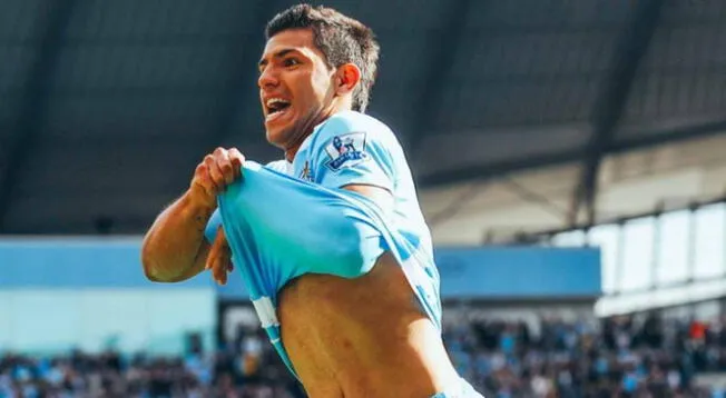 Sergio 'El Kun' Agüero defendió la camiseta del Manchester City desde el 2011 hasta 2021.