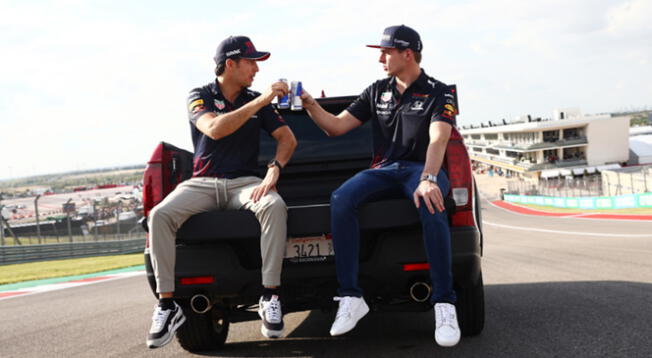 Max Verstappen y el 'Checo' Pérez pertenecen al team Red Bull.