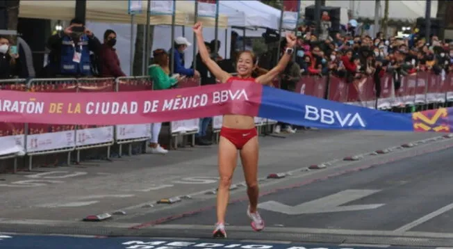 Mexicana conquistó Medio Maratón CdMx 2021