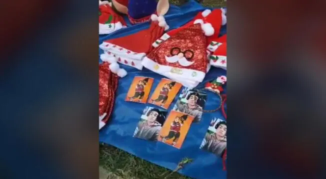 Ambulantes vendieron desde accesorios navideños hasta imágenes de streamer Ambulantes vendieron desde accesorios navideños hasta imágenes de streamer