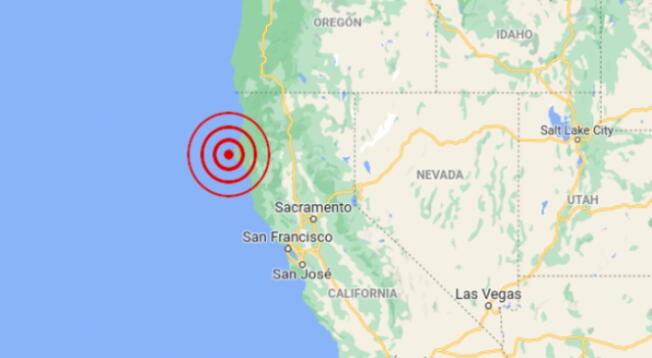 El epicentro del sismo se situó a 400 kilómetros del área de San Francisco.