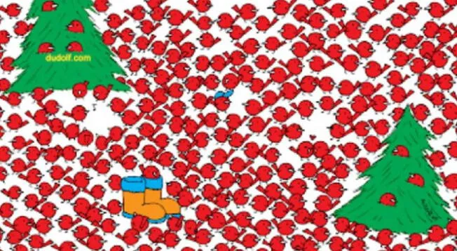 Reto visual de Navidad: Encuentra las manzanas en solo 10 segundos