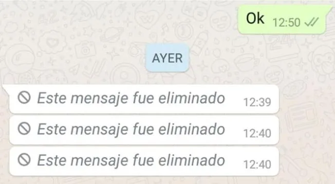 Cómo ver los mensajes eliminados de WhatsApp.