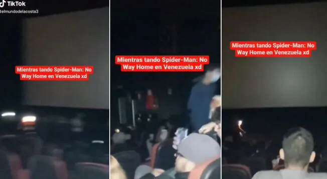 Jóvenes tuvieron mala suerte al acudir al estreno de Spider-Man: No way home en Venezuela