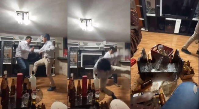 Viral: Jóvenes terminaron rompiendo todas las botellas de cerveza mientras bailaban