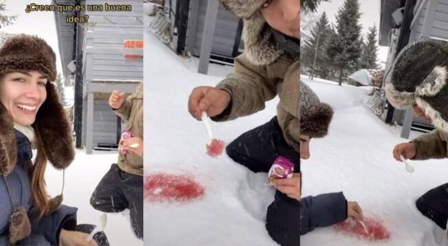 TikTok: peruano prepara raspadillas con nieve en Canadá y se vuelve viral - VIDEO