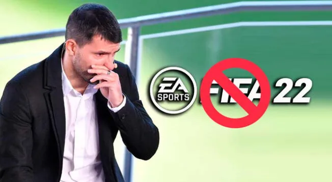 FIFA 22 elimina al Kun Agüero a una semana de anunciar su retiro