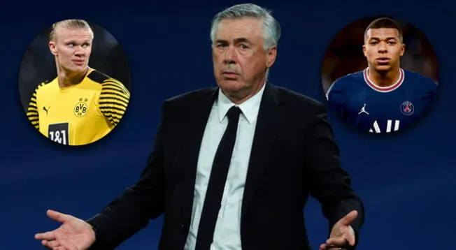 Carlo Ancelotti ilusiona al Real Madrid tras señalar que Mbappé y Haaland querrían jugar en el nuevo estadio