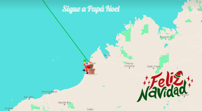 Sigue a Papá Noel EN VIVO: Recorrido internacional por Navidad 2021
