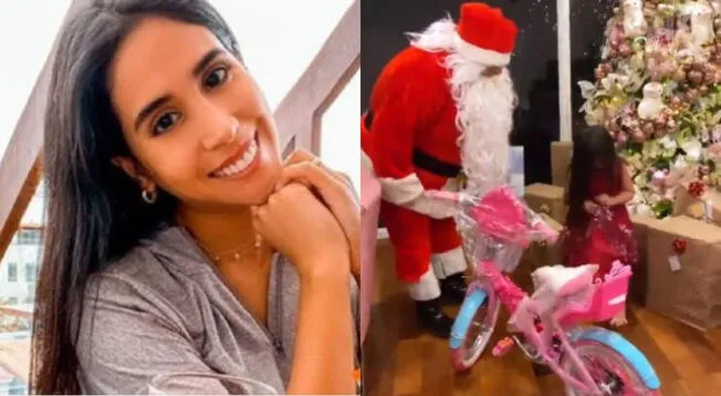 Melissa Paredes publicó fotos sobre su celebración por Navidad.