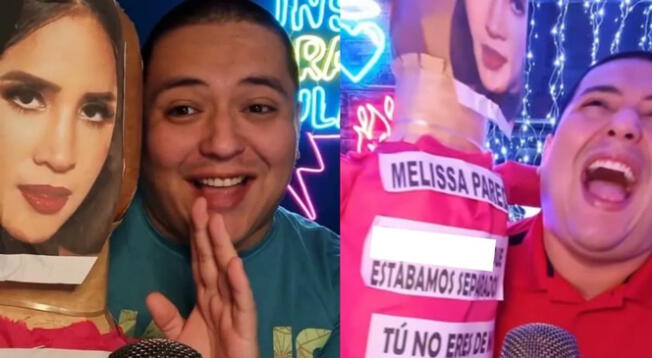 Samuel Suárez compra piñata de Melissa Paredes: