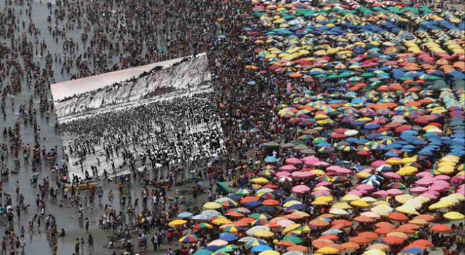 Viral: imagen de la playa Agua Dulce en el verano de 1970 sorprende en redes