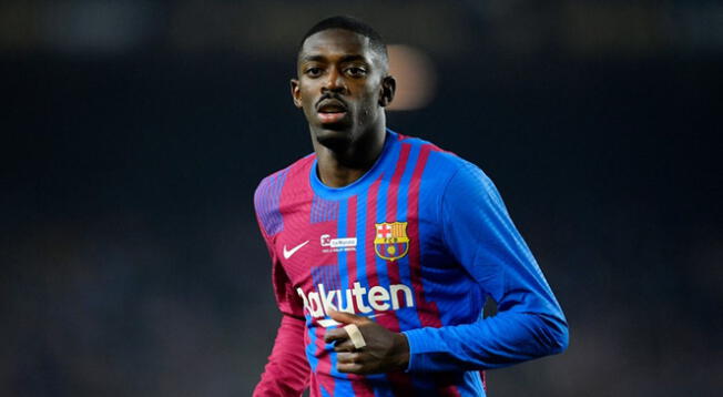 Dembélé tiene contrato con Barcelona hasta fines de junio del 2022