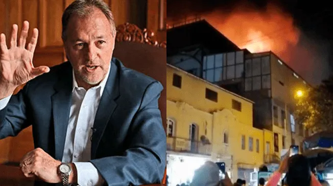 Jorge Muñoz tarda más de dos horas en llegar al incendio.