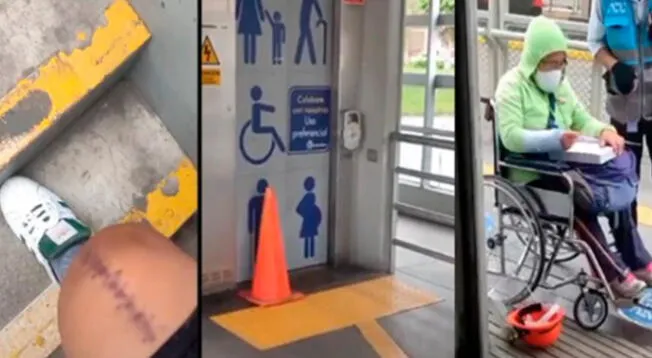 Metropolitano: personas con discapacidad denuncian mal estado de los elevadores