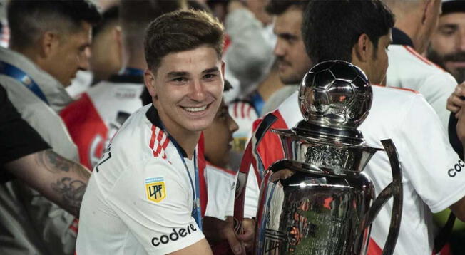 Julián Álvarez fue goleador de River Plate en el 2021