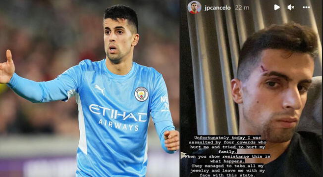 Joao Cancelo fue víctima de un robo en su propia casa.