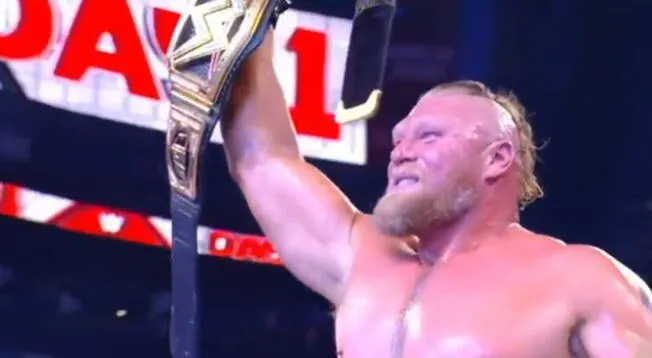 Brock Lesnar es campeón mundial de la WWE