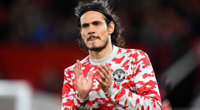 Edinson Cavani llegó a octubre del 2020 al Manchester United.