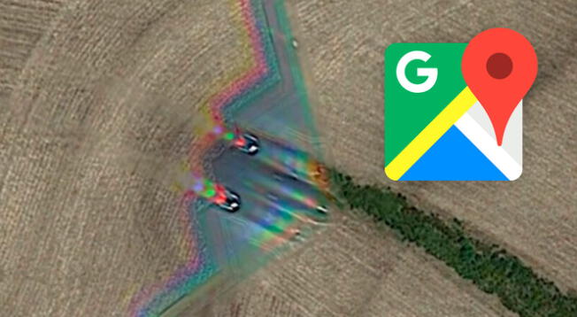 ¡Increíble! Google Maps captura el vuelo de un bombardero 'invisible' B-2 americano