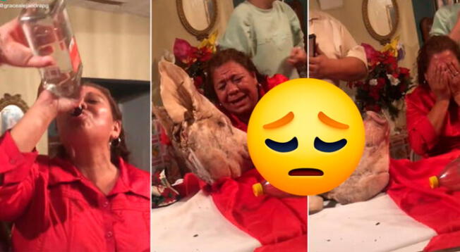 Tiktok: Mujer se puso a llorar al recordar al cerdito que se comió por Año Nuevo