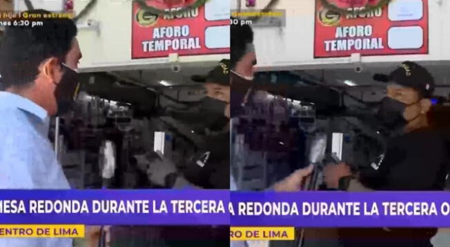 Seguridad de galería retira a periodista por consultar sobre medidas sanitarias - VIDEO