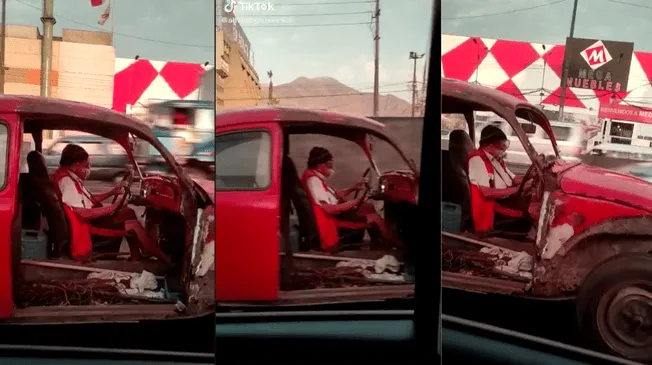 TikTok viral: auto del Dr. Chapatín causa furor.