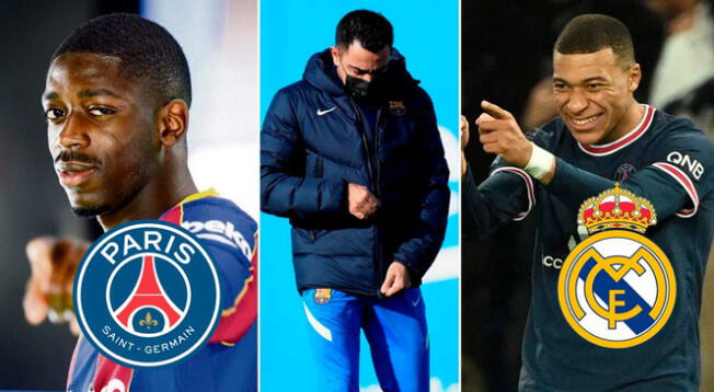 Dembéle iría a PSG y Mbappé al Real Madrid. Barcelona lo sufre