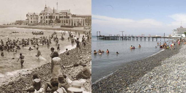 como lucía el Balneario de La punta en el verano de 1920